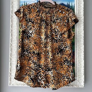 Adrienne Vittadini Top Women’s Shirt Sz X-large Stretchy Going Out Career Preppy